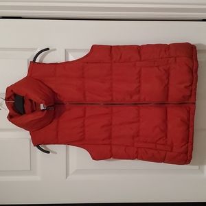 OLD NAVY Medium Like New Ladies Burnt Orange Puffer Vest